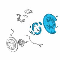 OEM 2011 Cadillac SRX Brake Asm-Parking Diagram - 22851542