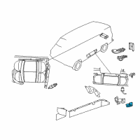 OEM 1996 Dodge Ram 2500 Shut Off Valve Diagram - 52127740