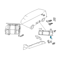 OEM 1995 Dodge B1500 Fuel Tank Pressure Sensor Diagram - 52127733