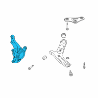 OEM Kia Forte Front Axle Knuckle Right Diagram - 51716A7000