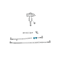 OEM Jeep Wrangler JK ADJUSTER-Steering Link Diagram - 52126122AC