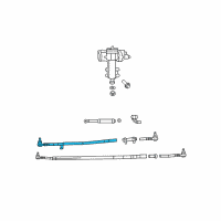 OEM 2007 Jeep Wrangler Tie Rod-Drag Link Inner Diagram - 52060048AD