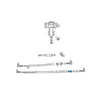 OEM 2007 Jeep Wrangler Sleeve-Tie Rod Diagram - 52060054AB