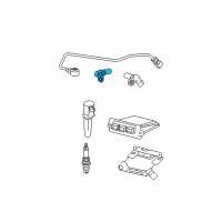 OEM Ford Five Hundred Crankshaft Sensor Diagram - 5L8Z-6C315-AA