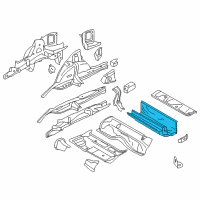 OEM BMW M2 Luggage Compartment Pan Diagram - 41-10-7-284-329