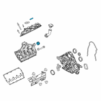 OEM 2016 Ford F-350 Super Duty Valve Cover Seal Diagram - BC3Z-6C535-A