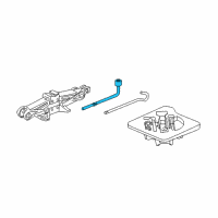 OEM Honda Accord Wrench, Wheel Diagram - 89211-S3V-A11