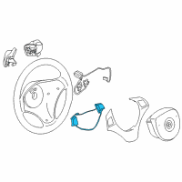 OEM 2013 BMW M3 Multifunct Steering Wheel Switch Diagram - 61-31-7-842-435