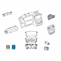 OEM Chrysler PT Cruiser Switch-Power Window Diagram - 1DX291L8AA