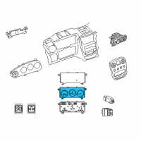 OEM Chrysler PT Cruiser Cluster-Instrument Panel Diagram - 4671534AJ