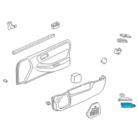OEM 1998 Acura Integra Switch Assembly, Power Window Master Diagram - 35750-ST8-A01