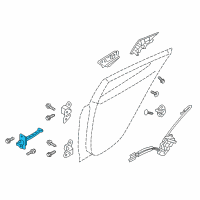 OEM Hyundai Veloster Checker Assembly-Rear Door, RH Diagram - 79490-2V000