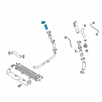OEM Hyundai Elantra Hose-INTERCOOLER Inlet A Diagram - 28281-03010
