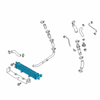 OEM Hyundai Cooler Assembly-Intermediated Diagram - 28270-03000