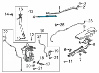 OEM Buick Encore GX Front Blade Diagram - 42709497