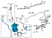 OEM Buick Encore GX Washer Reservoir Diagram - 42746240
