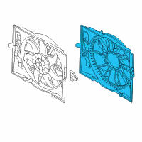 OEM BMW Fan Shroud Diagram - 17-42-7-514-314