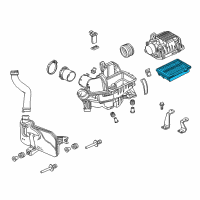 OEM 2015 Honda Fit Element Assembly, Air Cleaner Diagram - 17220-5R0-008
