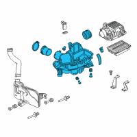 OEM 2020 Honda Fit Case Set, Air Cleaner Diagram - 17201-5R7-A01