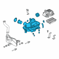 OEM 2017 Honda Fit Case Set, Air Cleaner Diagram - 17201-5R7-A01