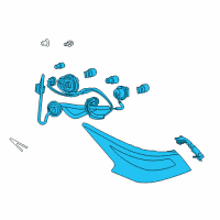 OEM Nissan Combination Lamp Assy-Rear, RH Diagram - 26550-9HS0A