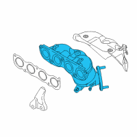 OEM Kia Forte5 Manifold Catalytic A Diagram - 285102EFM0