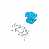 OEM 2009 Nissan Quest Cushion Assy-Front Seat Diagram - 87350-ZM67B