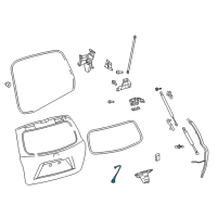 OEM 2020 Toyota Sienna Tail Gate Switch Diagram - 84840-0T010