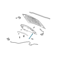 OEM 2005 Cadillac SRX Assist Rod Diagram - 15211910