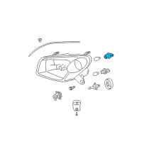 OEM 2004 Toyota RAV4 Socket Diagram - 81515-52270