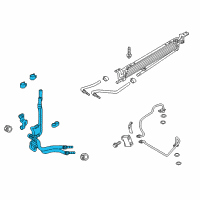 OEM 2015 Ford Police Interceptor Sedan Cooler Pipe Diagram - DG1Z-7R081-J