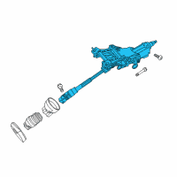 OEM 2013 Ford Focus Column Assembly Diagram - BV6Z-3C529-Y