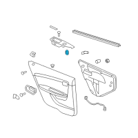 OEM 2007 Saturn Aura Pushbutton-Side Window Switch Diagram - 22627386