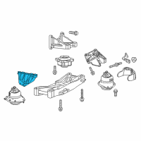 OEM 2019 Dodge Challenger Bracket-Engine Mount Diagram - 4855025AC