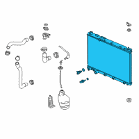 OEM 2017 Honda CR-V Radiator Diagram - 19010-5PH-A01