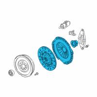 OEM BMW 323i Set Clutch Parts Diagram - 21-21-7-523-620