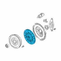 OEM BMW Z3 Clutch Plate Diagram - 21-21-7-526-588