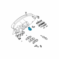 OEM 2003 Infiniti M45 Drive Position Switch Assembly Diagram - 25315-AG000