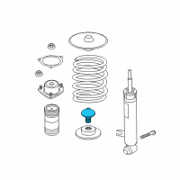 OEM 2009 BMW X6 Spring Pad Diagram - 33-53-6-857-004