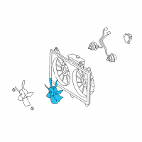 OEM 2004 Lexus LS430 Fan Diagram - 16361-50070