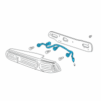 OEM 1996 Acura Integra Socket Diagram - 33502-ST7-A01