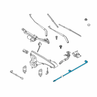 OEM BMW Cleaning System Hose Diagram - 61-66-7-201-274