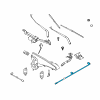 OEM 2009 BMW X5 Cleaning System Hose Diagram - 61-66-7-201-274