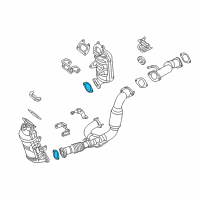 OEM Ram ProMaster 3500 Gasket-Exhaust Pipe Diagram - 68167991AB