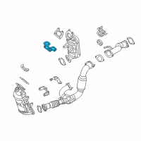 OEM 2017 Ram ProMaster 1500 Bracket-Exhaust Diagram - 68190140AB