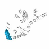 OEM Ram ProMaster 1500 Catalytic Converter Diagram - 68190012AB