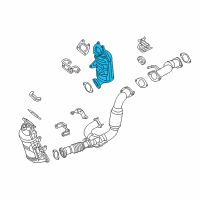 OEM 2018 Ram ProMaster 1500 Catalytic Converter Diagram - 68190013AB