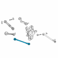 OEM 2019 Lexus LC500 Lower Control Arm Assembly Diagram - 48720-11010