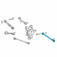 OEM 2022 Toyota Mirai Tie Rod Diagram - 48705-11010