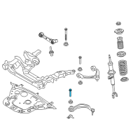 OEM 2011 BMW 535i Hex Bolt With Washer Diagram - 31-10-6-786-310